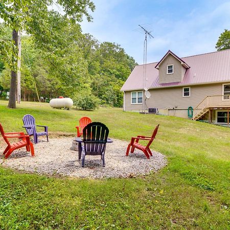 Modern Eckerty Home With Deck On Patoka Lake! Taswell Exterior photo